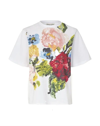 Stine Goya - Short Sleeve T-Shirt - Ephemeral Bloom 